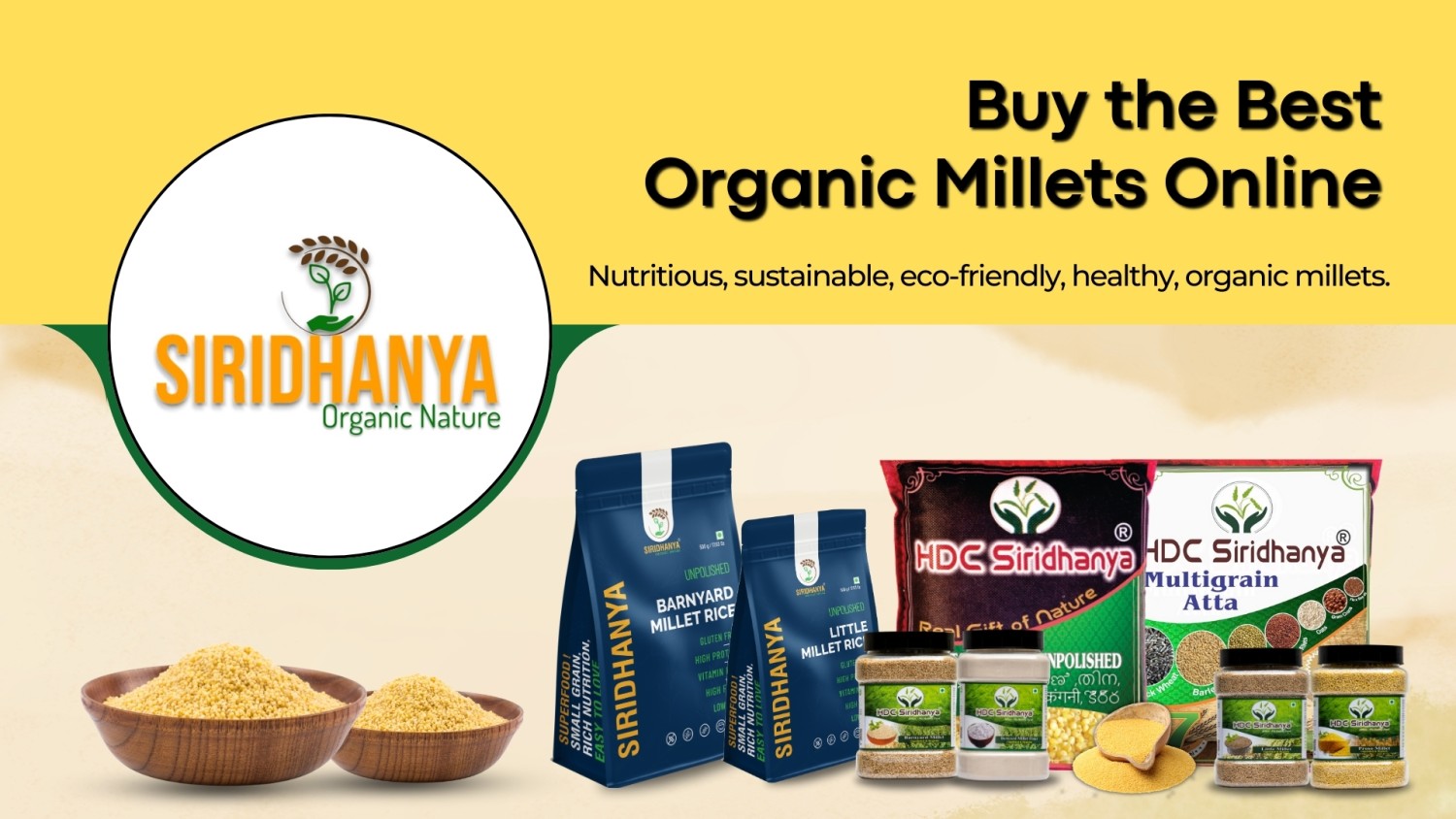 Buy the Best Organic Millets Online