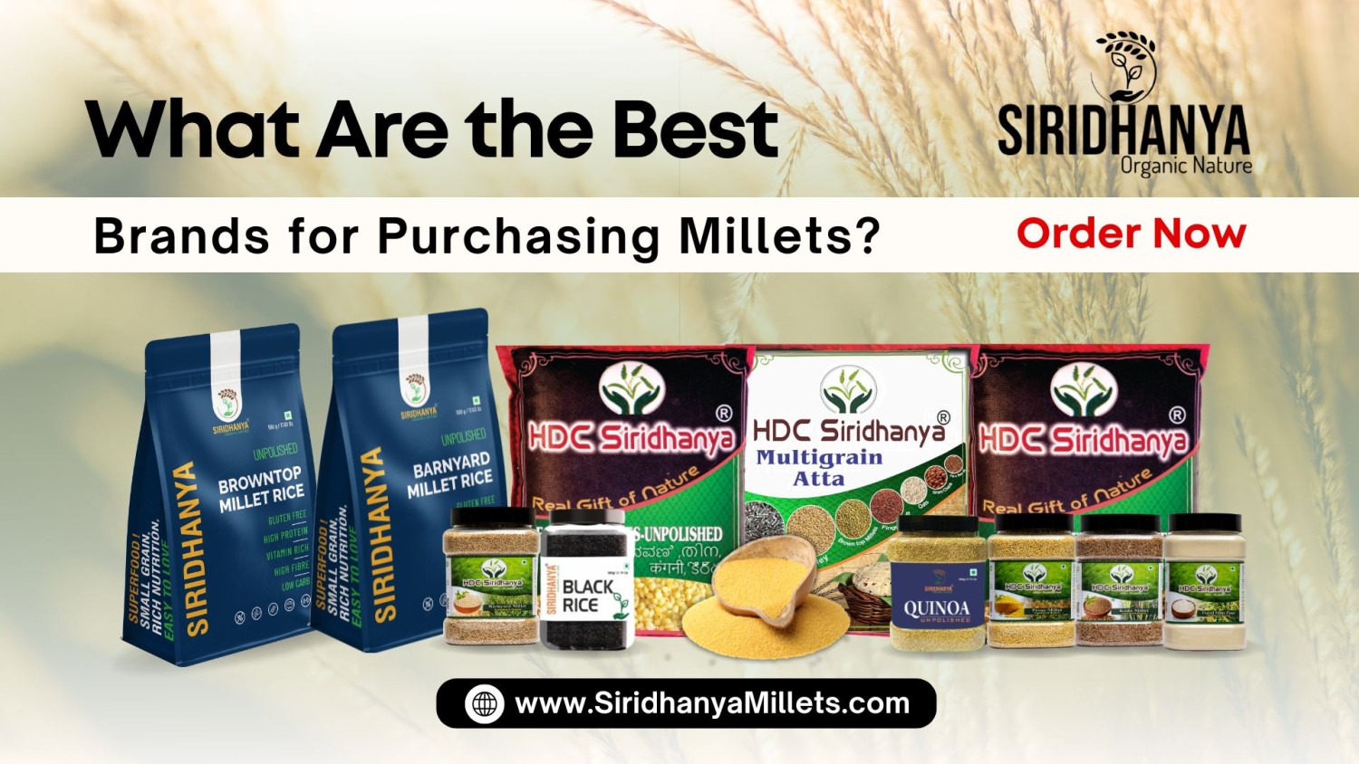 What Are the Best Brands for Purchasing Millets?