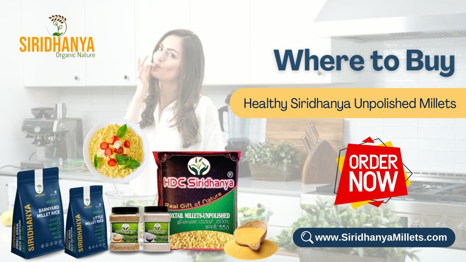 Where to Buy Healthy Siridhanya Unpolished Millets
