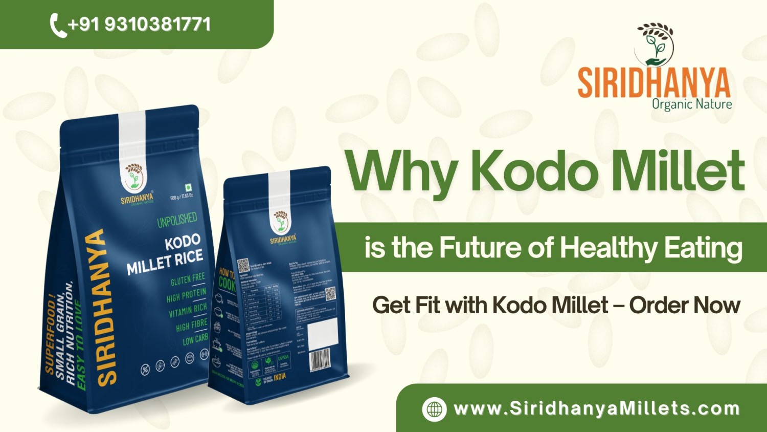 Why Kodo Millet is the Future of Healthy Eating