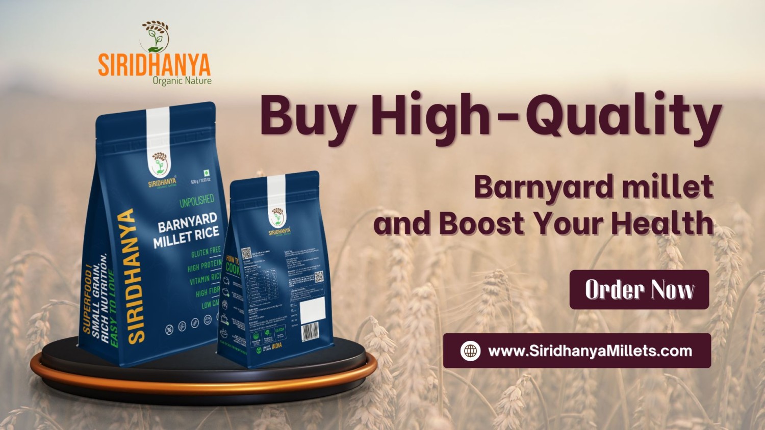 Buy High-Quality Barnyard Millet and Boost Your Health