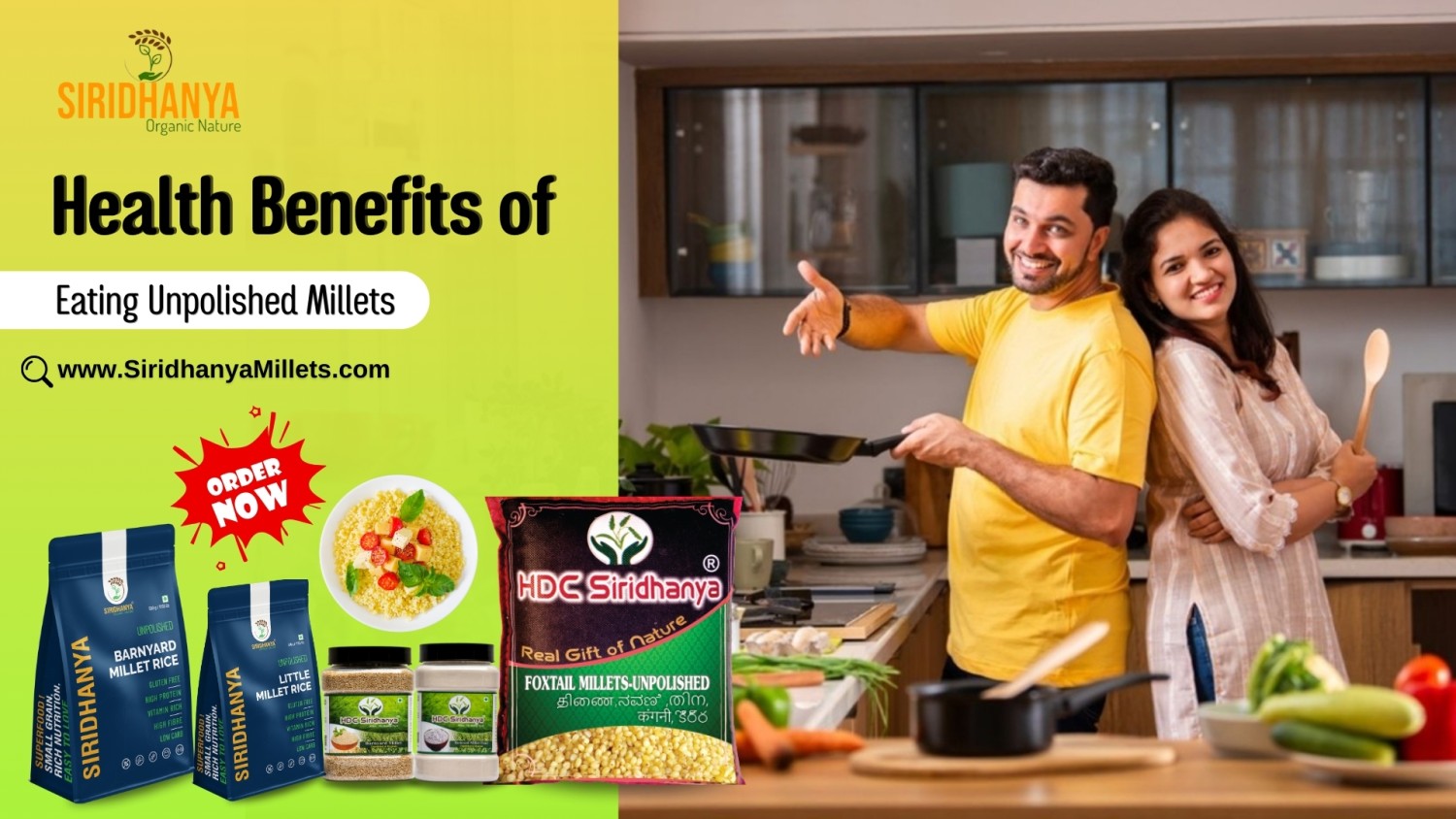 Health Benefits of Eating Unpolished Millets